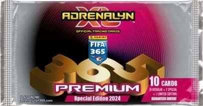 Panini FIFA 365 2024 Adrenalyn XL premium kolekcjonerskie karty - 1 sztuka