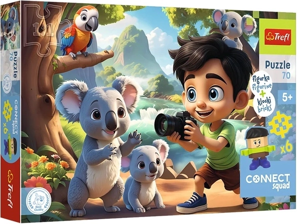 Puzzle Connect Luck 70 elementów