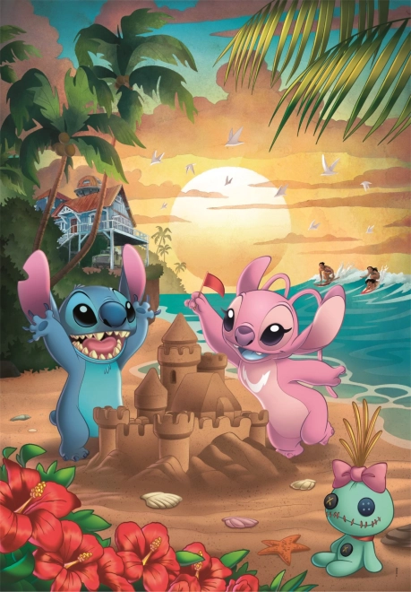 CLEMENTONI Puzzle Lilo & Stitch: Stitch i Angel 500 elementów