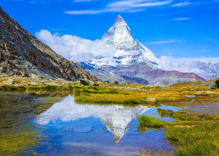 Enjoy puzzle Odbicie szczytu Matterhorn 1000 elementów