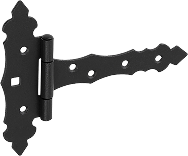 Ozdobny zawias 125 × 35 × 130 mm, czarny