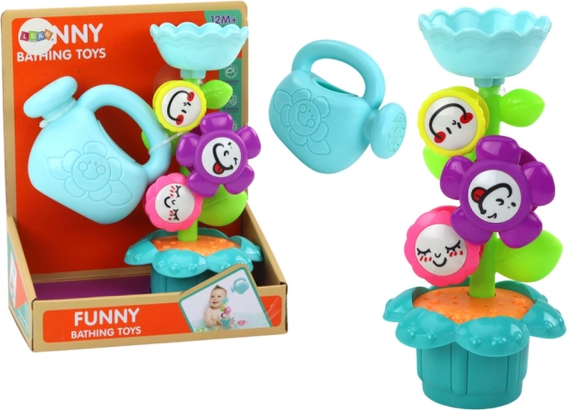 Dziecięca zabawka do kąpieli Kwiatki i Konewka kolorowa
