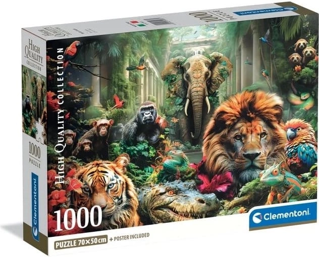 Clementoni puzzle Tajemnicza dżungla 1000 elementów