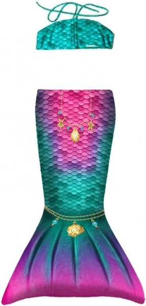 Dziecięce stroje kąpielowe z motywem syrenki