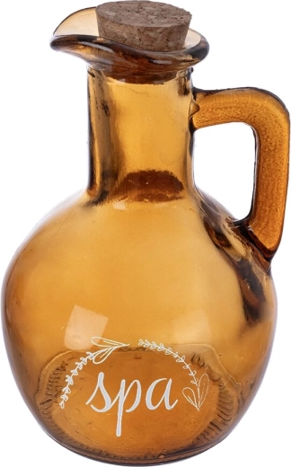 Butelka SPA z brązowego szkła z korkiem 180 ml