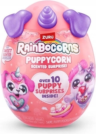 ZURU Rainbocorns Puppycorn niespodzianka – pluszowy szczeniaczek w niespodziankowym jajku