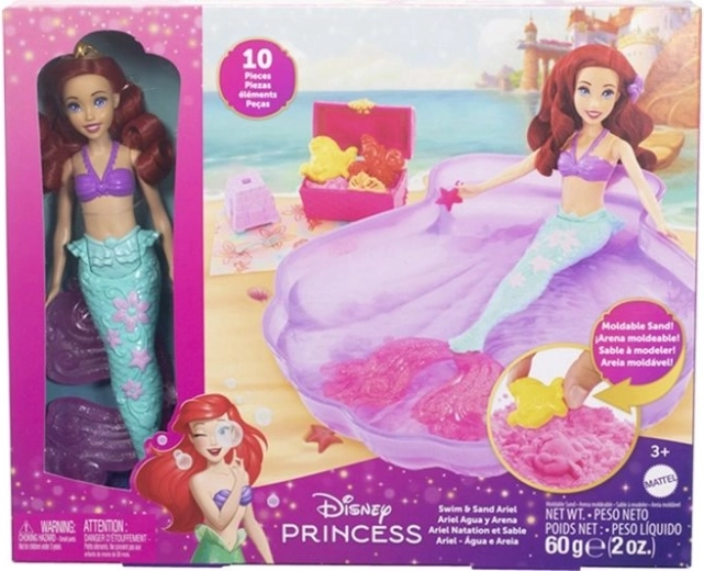 Lalka Disney Princess Ariel z basenikiem i akcesoriami