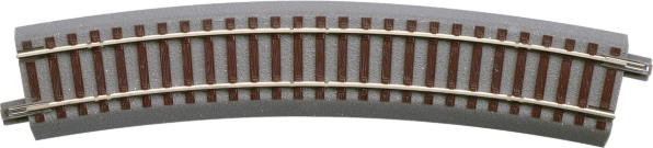 ROCO geoLINE tor prowadzący łukowy z podsypką R502,7 mm, 22,5°, H0