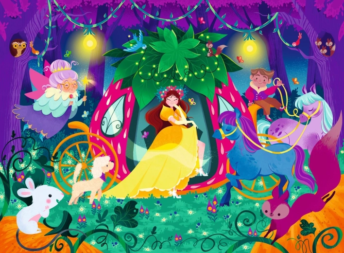 Puzzle Ravensburger Magiczna podróż XXL 150 elementów