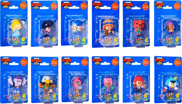 Figurka kolekcjonerska Brawl Stars seria 1 w blistrze - 1 sztuka