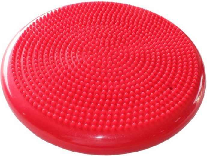 Merco Cushion dwustronna balansowa podkładka masująca czerwona 33 cm