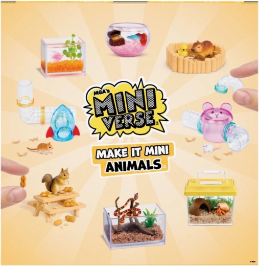 MGA Miniverse Make It Mini Animals seria 2 – kapsuła-niespodzianka – 1 sztuka