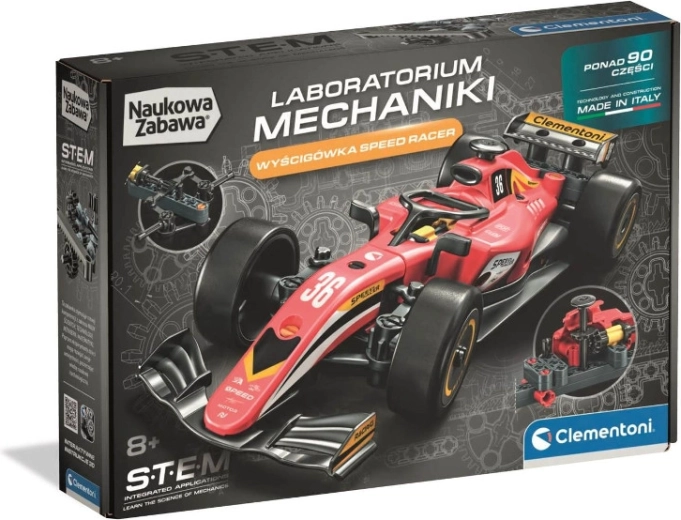 Wyścigówka Speed Racer – mechaniczna zabawka konstrukcyjna