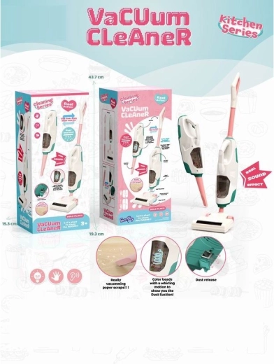 Zabawka – pionowy odkurzacz na baterie