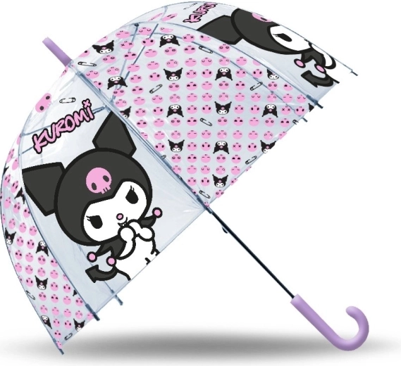 Przezroczysty manualny parasol KUROMI 19″