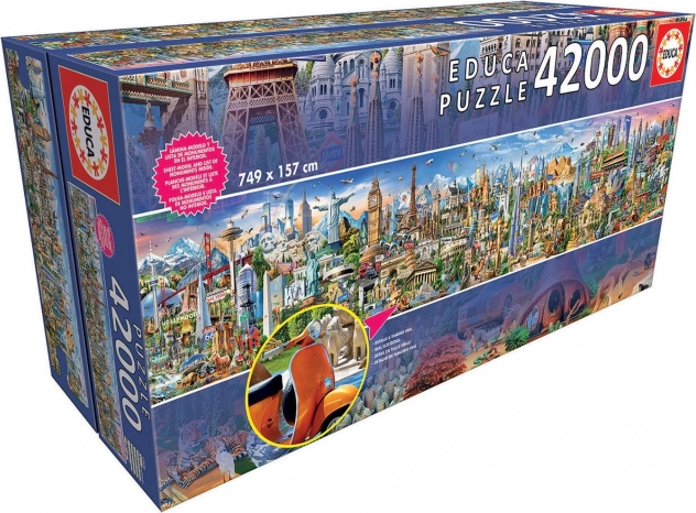 Educa puzzle wokół świata 42000 elementów