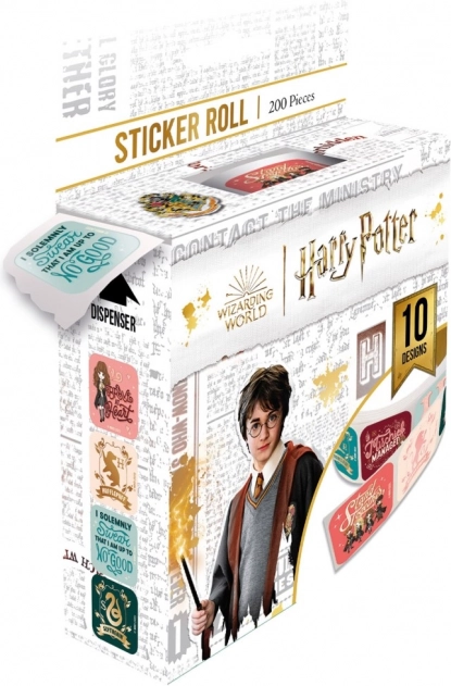 Naklejki Harry Potter – zestaw 200 szt.