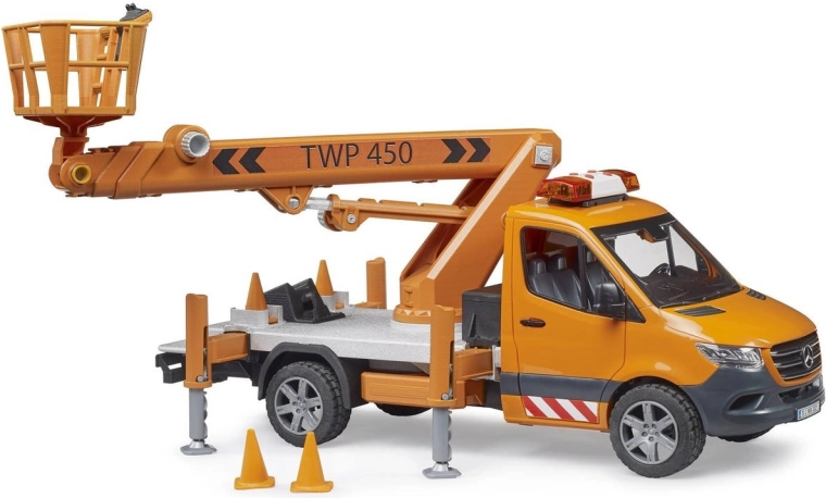 Bruder Mercedes-Benz Sprinter z podnośnikiem