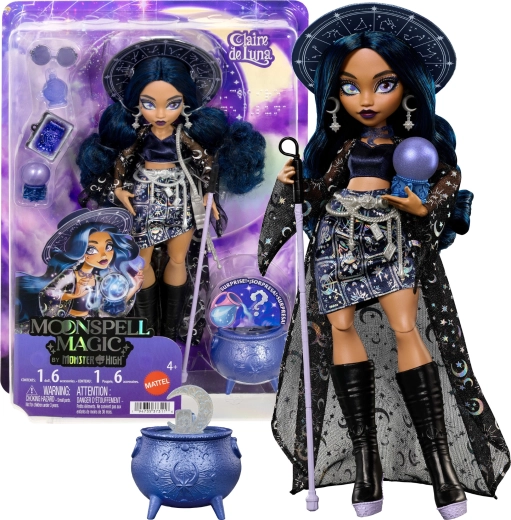 Monster High Moonspell Magic lalka Claire de Luna 26 cm z akcesoriami