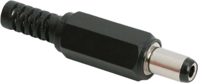 Wtyk DC 5,5 × 2,5 mm z ochroną przed złamaniem