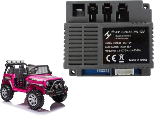 Jednostka sterująca JR1922RXS-3W 12V do elektrycznych autek XMX618 i XMX608