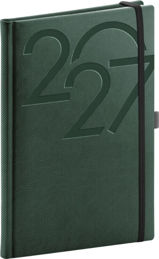 Notique Ajax tygodniowy terminarz 2027 zielony 15 × 21 cm