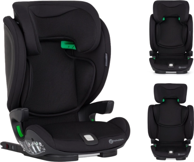 Fotelik samochodowy Petite&Mars Elite Fix Pro i-Size Coal black air 100–150 cm (15–36 kg)
