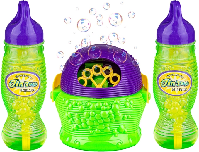Jin teng bubbles automat do baniek mydlanych z 2 wkładami