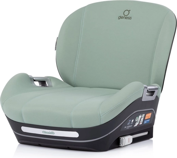 Siedzisko samochodowe Chipolino Genesis i-Size z ISOFIX, 125–150 cm, kolor Matcha