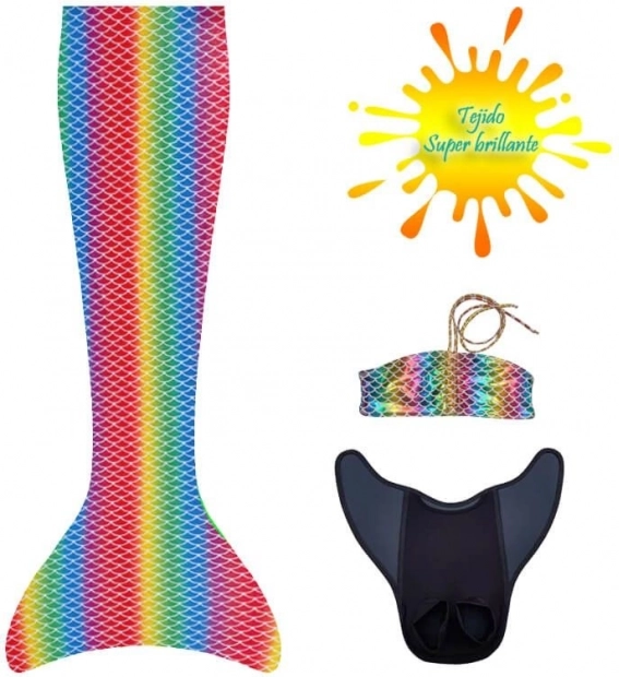 Monopłetwa Aquaris z motywem Hawaje i bikini