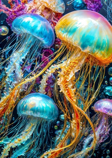 Puzzle Enjoy Blask meduzy 1000 elementów