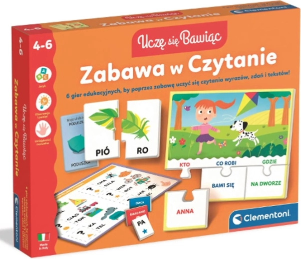 Zabawa z czytaniem – edukacyjny zestaw gier