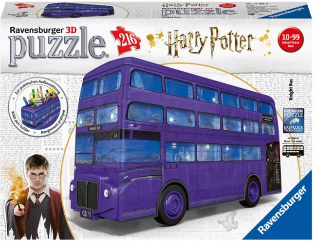 3D Puzzle Harry Potter Magiczny Autobus 216 elementów
