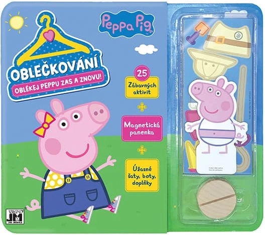 Ubieranka Świnka Peppa – magnetyczny zestaw modowy