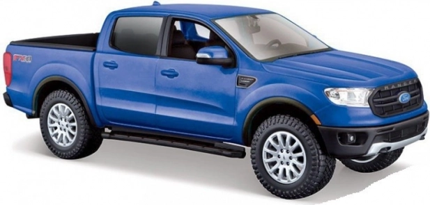 Model samochodu Ford Ranger 2019 niebieski 1/27