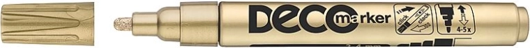 Marker ICO Deco złoty 2–4 mm