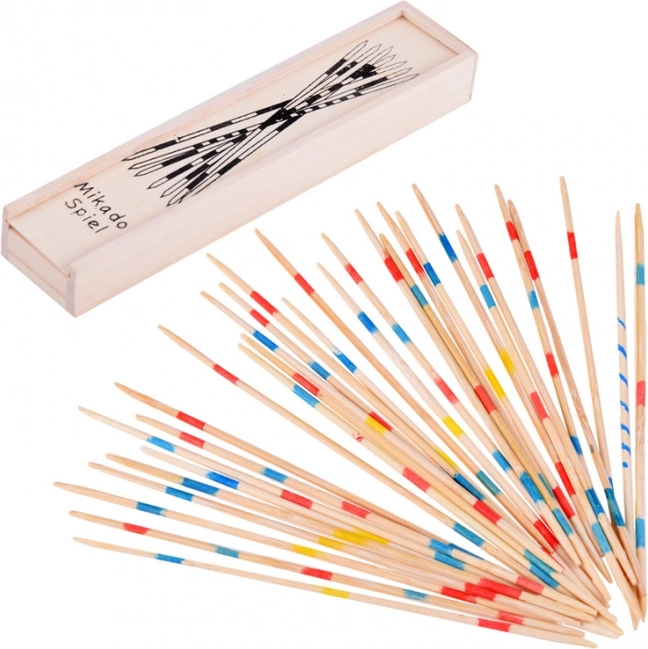 Mikado drewniane patyczki – gra zręcznościowa