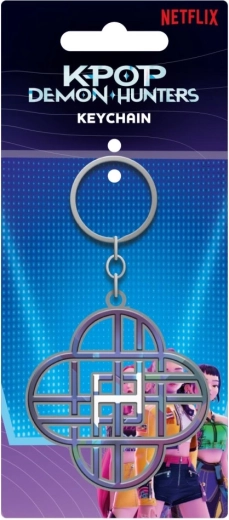 Metalowy brelok K-pop Demon Hunters