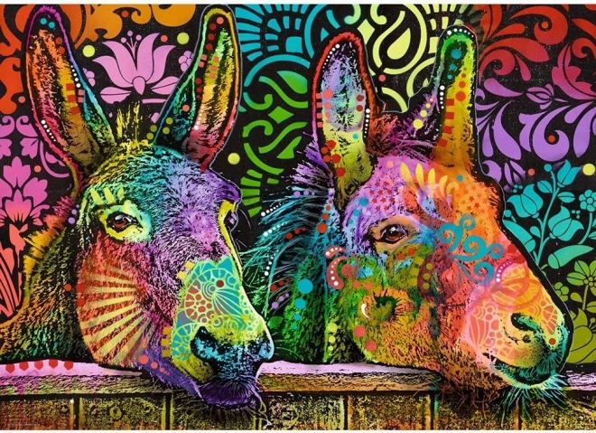 Puzzle 1000 elementów – zakochane osiołki (Jelly Pets) – Heye