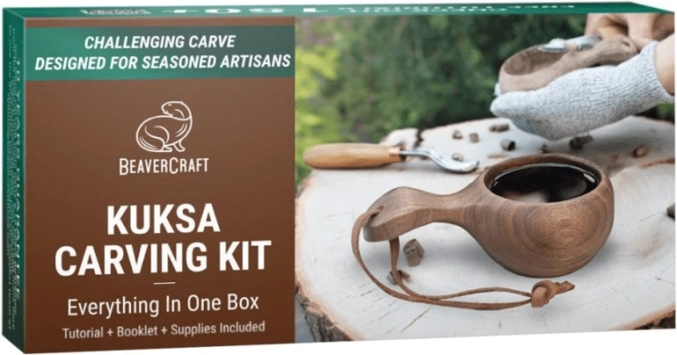 BeaverCraft DIY zestaw do rzeźbienia kuksy