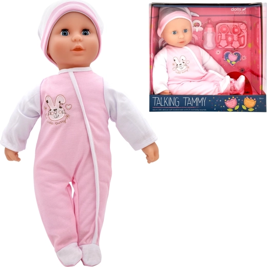 Dolls World mówiące niemowlę Tammy 46 cm