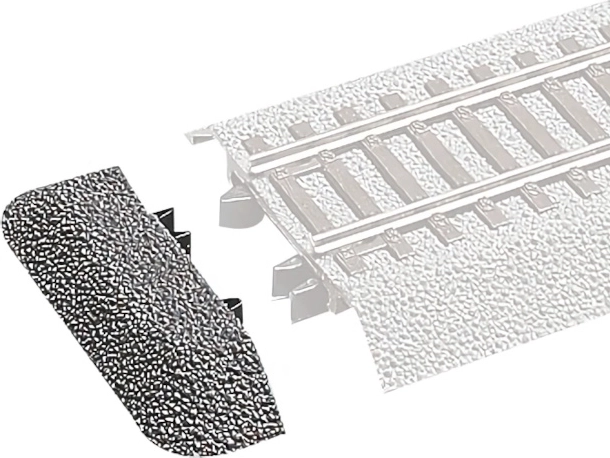 Roco Line końcowa zaślepka podsypki H0, 6 szt.