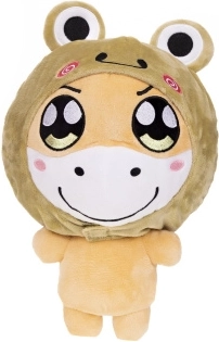 Pluszowy konik z żabkową kapturem