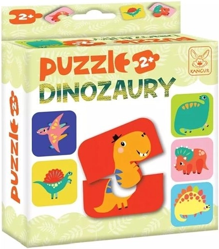 Puzzle dinozaury 2+