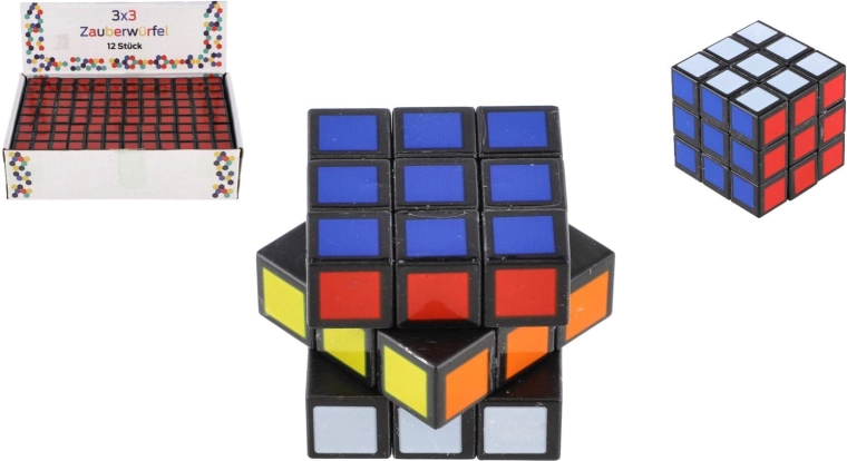Mini kostka logiczna 3,5 × 3,5 cm - 1 sztuka