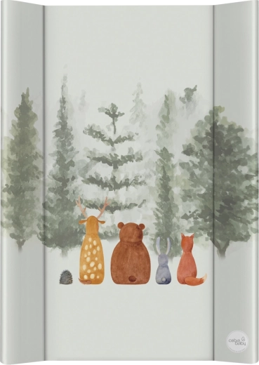 Ceba Baby ultralekka mata do przewijania ze sztywną płytą 50 × 70 cm forest companions - 1 sztuka