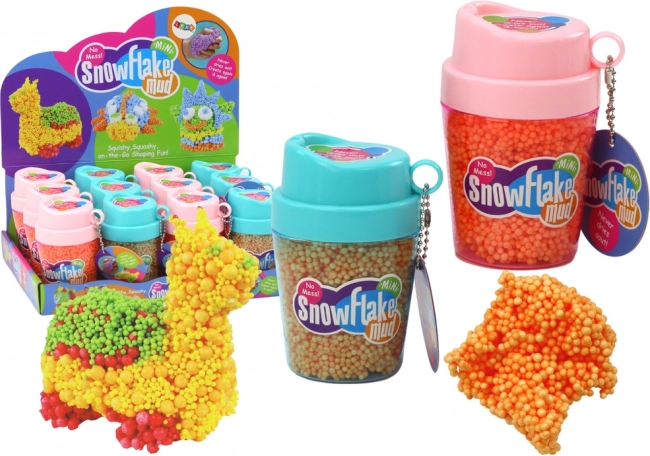 Squishy Pomarańczowe Kulki Polistyrenowe w Kubeczku