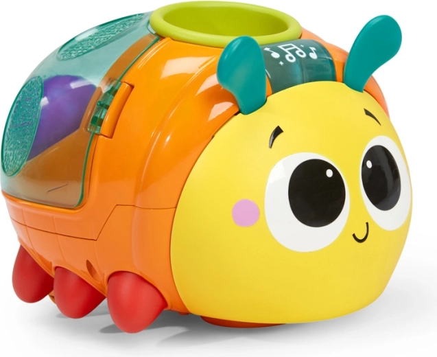 Bright Starts interaktywna zabawka z piłeczkami Spin 'n' Chase Bug dla dzieci od 6. miesiąca życia