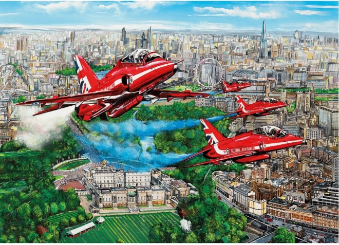 Puzzle Red Arrows nad Londynem 1000 elementów
