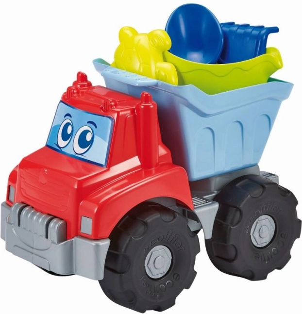 Ciężarówka z konewką i zestawem do piasku